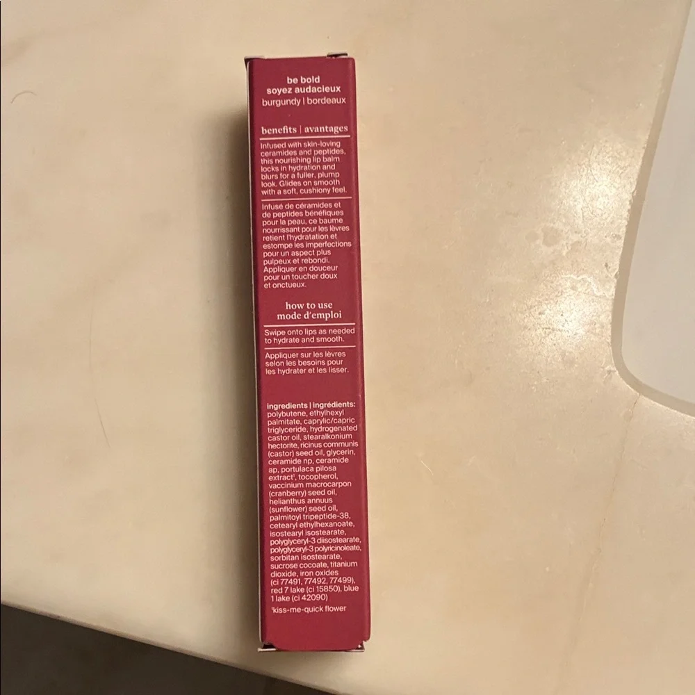 Cocokind Ceramide Lip Blur Balm - Be Bold Burgundy - Picture 3 of 4